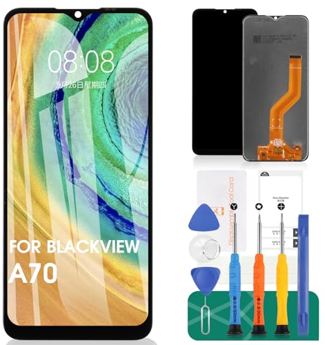 SRJTEK Für Blackview A70 LCD Display für Blackview A70 Pro Bildschirm Ersatz für Blackview A70 / A70 Pro Touch Digitizer Assembly Repair Kits (Schwarz, ohne Rahmen)