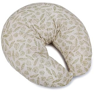 Ceba Baby® Stillkissen - Schwangerschaftskissen - 100% Baumwolle - Lagerungskissen für Babys - Babynest - ergonomisches Stillhörnchen, Nackenhörnchen - 150 cm - Öko-Tex Standard 100 - Wald