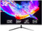 Gawfolk PC Monitor 32 Zoll 75Hz, PC Bildschirm Curved Full HD 1080P, Rahmenloses 2800R Computerbildschirm mit Eye Care Technologie, HDMI VGA, unterstützt VESA