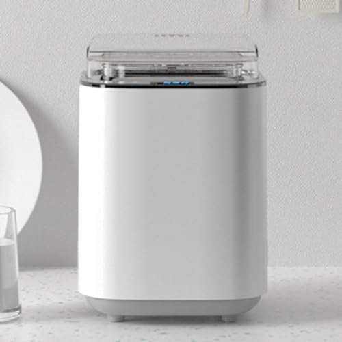 WENNEWU Yogurtera AutomáTica, Yogurtera EléCtrica De 800 Ml, con Tarro De Cristal Reutilizable, RefrigeracióN AutomáTica, para Yogur Casero, Fabricante De Queso,Blanco