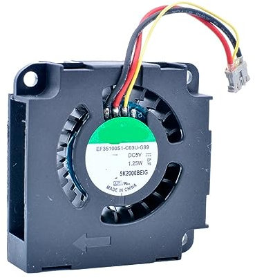 VLALAMNO EF35100S1-C03U-G99 35mm 35x35x10mm 3.5cm DC5V 1.25W 3 Fils Turbo Ventilateur de Refroidissement for Drone/projecteur