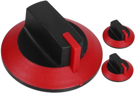 SHOWERORO 3pcs Gas Stove Knob Replacement Rotary Switch Knob Plastic Stove for Kitchen Cooktop Outdoor Heater Burner Part