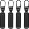 4 Stück Reißverschluss Zipper,Ersatz-Zipper Ersatzteile Metall Reissverschluss Pull, Reißverschluss Ersatz, Reißverschluss Ersatz für Geldbörse, Kleider, Jeans, Koffer, Gepäck