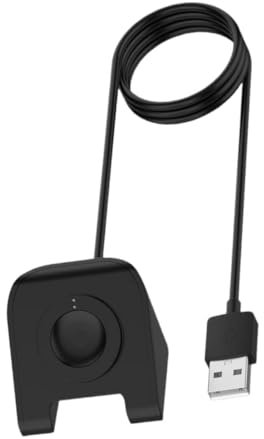 Mikikit Ersatzladegerät Für Smartwatch USB Ladeständer Aus TPE-Material Kompatibel Mit Fossil Gen Und Gen Ladehalterung Mit Kabeladapter