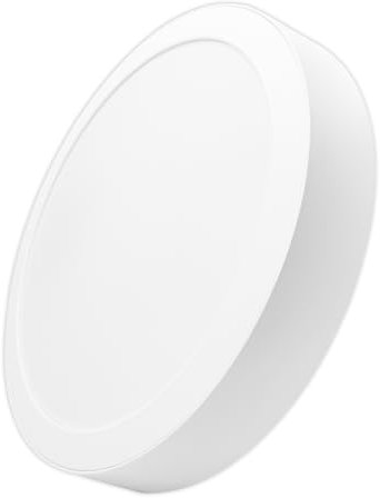 LED ATOMANT Plafon LED Redondo Superficie 225mm, 18W, Color Blanco Frio (6500K), 1650 Lumenes, Driver integrado, Para Techo Cocina Baño