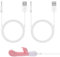 Chargeur Vibro-Masseur, 2 Pièces Chargeur Sex Toýs Femme, Cable DC 5V, Cable DC, Chargeur Lush, USB Thread Charger Cable for Wireless Soldering Iron Diamètre 2,5mm pour Masseurs et Autres Appareils