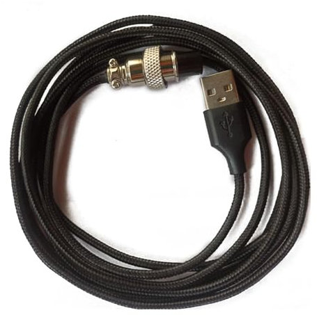 For Panthera Evo Arcade Stick Replacement Extension Cord Wire USB Cable Black Spare Repair Part