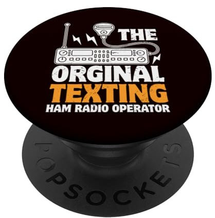 Morsecode - The Orginal SMS Ham Radio Operator PopSockets Klebender PopGrip