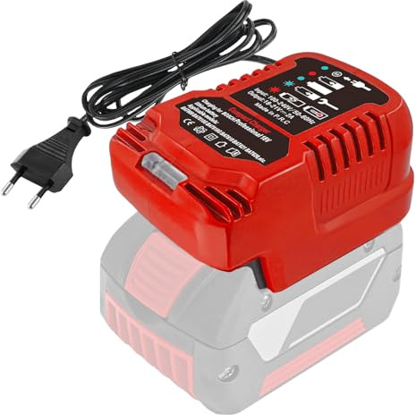 Ersatz PXC Ladegerät für Einhell 18V Power X-Change Akku, Auto-Ladegerät kompatibel mit Einhell 18V, Mini Kompatibel mit Power X-Change Akku Kompaktes