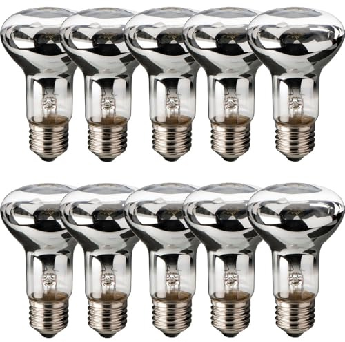 NCC-Licht 10x Reflektorlampe R80 Reflektor E27 28W Warmweiß 2700K Dimmbar | Reflektor aus Glas, stufenlos dimmbar, ideal für Akzent- und Spotbeleuchtung