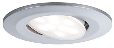 Paulmann 99932 Einbauleuchte LED Calla rund 1x6,5W Chrom matt schwenkbar