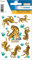 HERMA 15615 Aufkleber Tiger klein groß, 16 Stück, Tiere Sticker mit Goldprägung, Kinder Motiv Etiketten für Fotoalbum Tagebuch Poesiealbum Scrapbooking Geburtstag Dekoration Briefe DIY Basteln