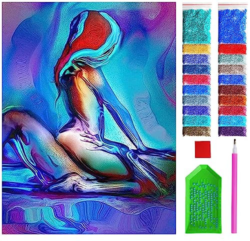 ARTULIO Diamond Painting Set - Sinnliche Szene in leuchtenden Farben - 30x40 cm – 5D Diamant Painting Bilder DIY, Diamond Painting Erwachsene