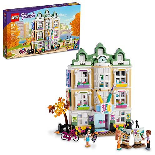 LEGO Friends Emma 41711 - Set di 3 mini-bambole, accessori e decorazioni a pois, idea regalo di compleanno per bambini da 8 a 12 anni