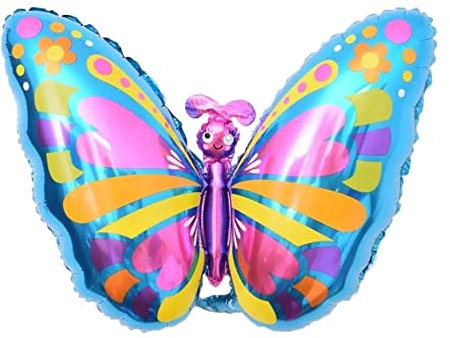 DIWULI Schmetterling Ballon - Butterfly Geburtstag Deko
