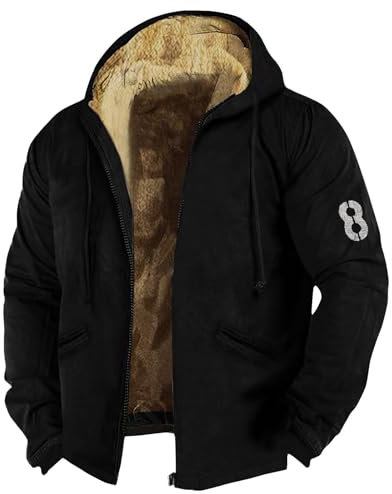 FeiBeauty Militär Jacke Herren Hoodie Peaky Blinders Mantel Kapuzenjacke Fleecejacke Winter Leichte Sommer Strickjacke Regenjacken Warnjacke