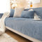 Gluhbirnen Sofadecke, Sofadecken Für Sitzfläche, Sofaschoner, Chenille Sofabezug, Sofa Überwurfdecke rutschfest, Bezüge Für Sofa, Couch Bezug, Couch Decke, Blau, 110 * 210CM