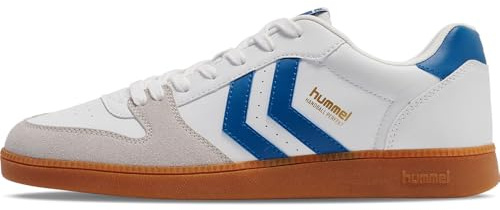 Hummel Lacets de Basket Handball Parfait Style de Vie Adulte, Blanc/Bleu., 36 EU