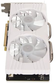 Phefop Carte Graphique de Bureau GDDR5 GDDR5 1284MHz 7000 MHz 2 Ventilateurs HD PCI Express 3.0 Jeux Vidéo pour Le Travail et la Conception de Bureau