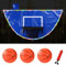 BTFO Trampoline Basketball Hoop with Lights, Adjustable Goal with Mini Ball Pump Poles Easy Install Basketball Hoop Net Attachment Trampoline Training Toys Accessories for Kids Indoor Outdoor Fun