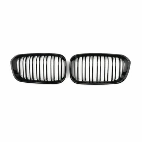 ZSGHJA Griglia Anteriore A Rene per BMW F20 F21 Serie 1 2015-2019 Nero Lucido Griglia Dell'auto