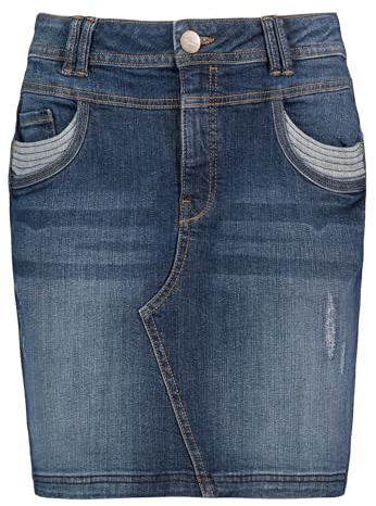 Sublevel Jeansrock Rock Jeans Langer Schnitt Maxi Midi Mini Regular Fit Stretch Denim