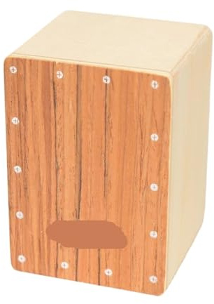 Cajon-Box-Trommel 1 Stück professionelles, kompaktes Cajon-Schlagzeug for Heimpartys und Bühnenauftritte(Brown Wooden)