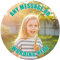 Your Own Image - Teal Text - Any Size (4in - 7.5in) Personalised Edible Cake Topper on Premium Icing