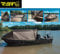 Black Cat Special Boat Cave II 335x220x105cm - Bootszelt, Angelzelt zur Montage auf Angelboot, Wallerzelt für Wallerboot