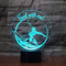 Kreative 3D Surfen Nacht Licht Lampe USB Power 7 Farben Amazing Optical Illusion 3D LED Lampe Formen Kinder Schlafzimmer Geburtstag Weihnachten Geschenke