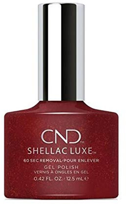 CND SHELLAC LUXE Nail Polish, Dark Lava