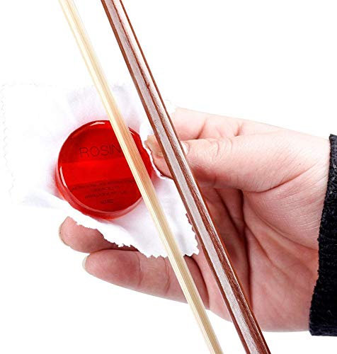 Streich Instrument Kolophonium, High Sensitive Soild Rund Kolophonium mit dauerhafte Adhesive Force für Violine Erhu Cello Viola(Rot)
