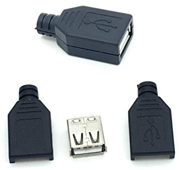 CONNETTORE Presa USB Tipo A Volante Femmina F spinotto Cavo