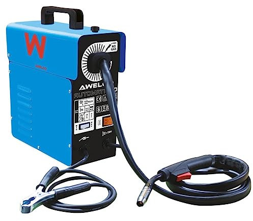 Stazione di saldatura MIG filo senza gas 130 Ampere AUTOMATIC 130 AWELCO regolazione automatica del filo MIG NO GAS
