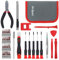 Hi-Spec Kit de Tournevis de Précision 38 Pièces, Trousse d'Outils de Réparation d'Électronique pour Téléphones, Tablettes et Bricolage, avec Pinces et Étui