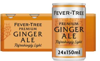 Fever-Tree Refreshingly Light Ginger Ale 150ml (Pack of 24)