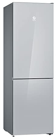 Balay 3KFE565WI Frigorífico combinado, Acabado en cristal Blanco 186 cm