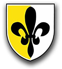 PzBtl 324 Aufkleber Sticker Panzer Bataillon Lilie Schwanewede Wappen 6x7cm A885