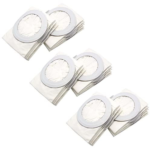 vhbw 30x Staubbeutel kompatibel mit Nilfisk GD 5 Hepa, 5 Batterie, 5, 5 back, 5 Fly Staubsauger - 21cm x 16cm Weiß