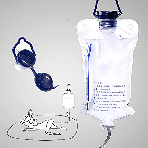 Einlaufgerät - Einlaufbecher, Darmreinigung Intimdusche, Einlauf Set Zur Darmreinigung, Reise-Irrigator-Set, Darmreinigung Irrigator, Premium Einlauf-Set, 1.2 Liter Klistier Set In