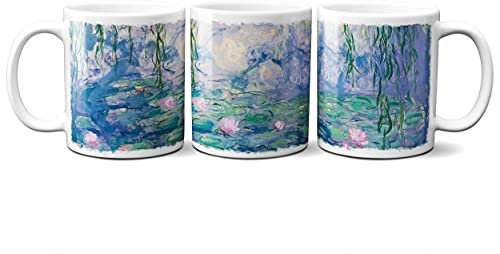 Planetacase Taza Claude Monet Nenúfares - Taza Desayuno Café Te Ceramica 330 mL
