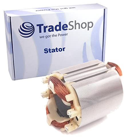 Trade-Shop Stator/Ständer/Polschuh/Motor Ersatzteil für Makita Bohrhammer wie HR2450 ersetzt 633488-5 633493-2 / Magnetfeld Wicklung