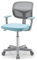 GOPLUS Schreibtischstuhl Kinder, Höhenverstellbarer Kinderdrehstuhl, Sitzhöhe 40-54cm, Kinder Bürostuhl mit Rückenlehne, Armlehnen, Ergonomischer Jugenddrehstuhl für 3-10 Jahre (Blue)