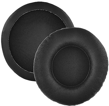 TENNMAK Cuscinetti auricolari per cuffie Pioneer HDJ-X5, HDJ-X7, HDJ-X10, in pelle PU nera, 2 pezzi