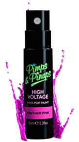 Vernice spray per capelli, 40 ml, 6 colori, per carnevale, Halloween, colore (rosa)
