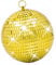 Mirror Disco Ball Decor with Hanging Ring: 8 Inch Large Gold Disco Ball Ornaments - Hanging Party Decor for 70s Theme, DJ, Wedding, Birthday, Christmas