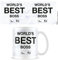 Pyramid International The Office - Tazza con scritta World's Best Boss, in confezione regalo, prodotto ufficiale, colore: nero