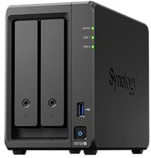 Synology 2-bay DS725+ NAS Kit, Ryzen CPU, 4 GB Memory, 2.5GbE-NIC Standard Users, Domestic Authorized Reseller, Field Lake, Phone Support, DiskStation