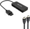 Wrugste N64 zu HDMI Konverter Adapter Unterstützung 16:9/4:3 Konvertierung, HDMI Link Kabel für N64 /SNES/NGC/SFC