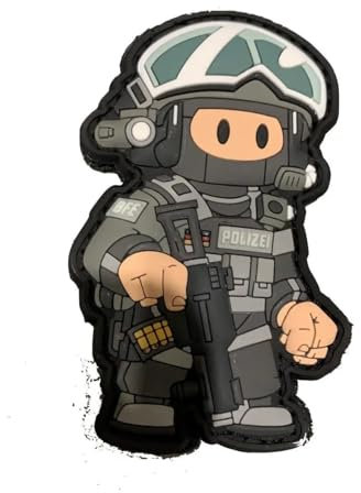 SWAT BFE+ SEK SWAT Polizei MEK PVC Morale Patch mit Hakenklett 75mm für alle Fans von Polizei und Streitkräften für Rucksack, Weste oder Jacke